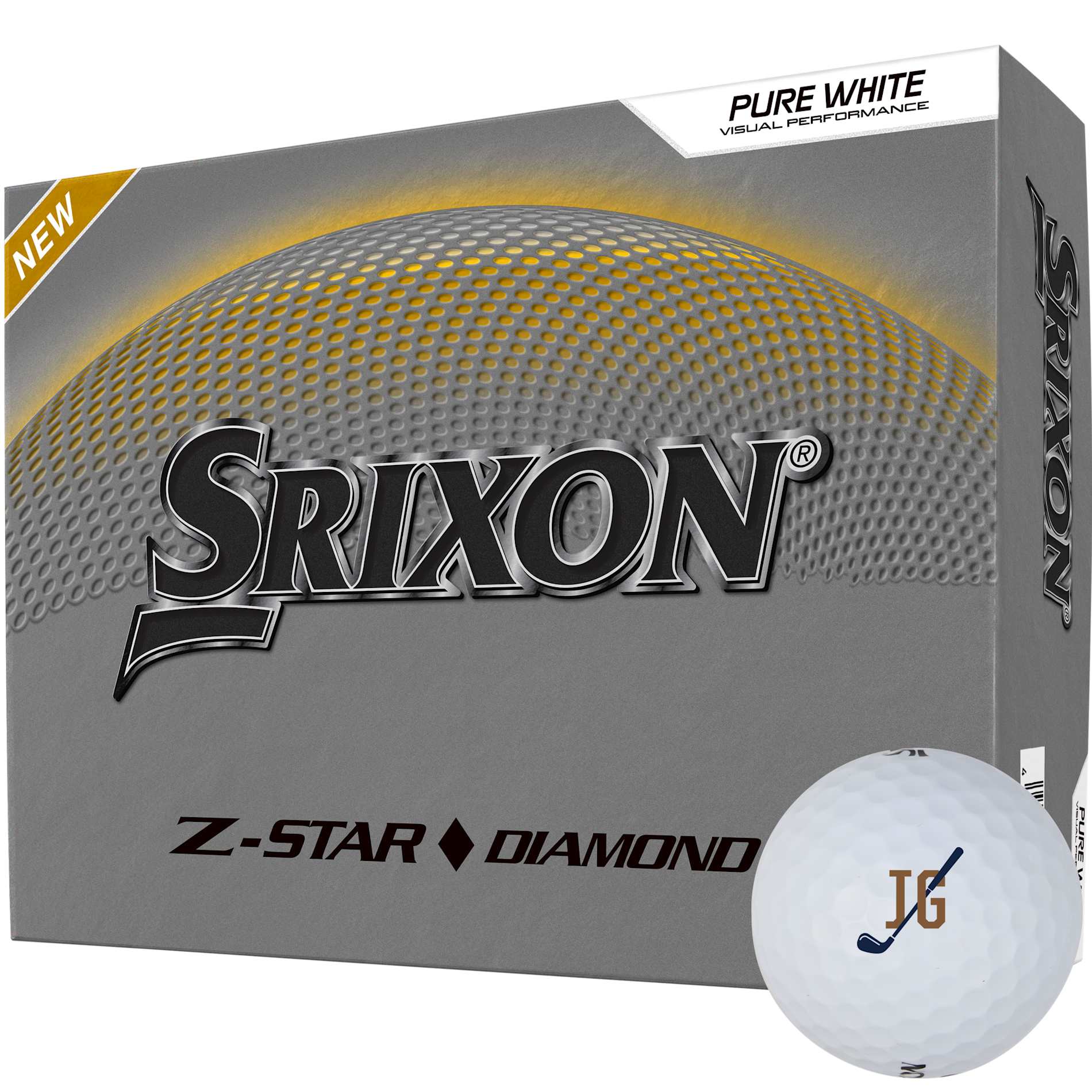 Srixon Z-STAR DIAMOND Golf Balls - 12 Pack - Image 1