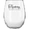 Stemless Wine Glass 15oz - Image 1