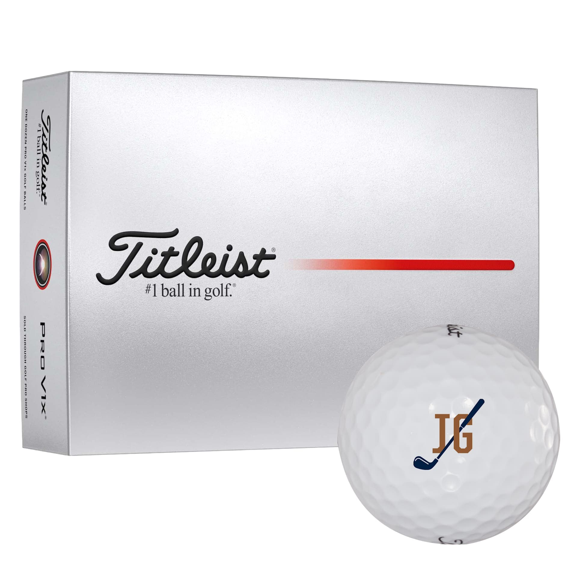 Titleist Pro V1x® Golf Balls - 12 Pack - Image 1