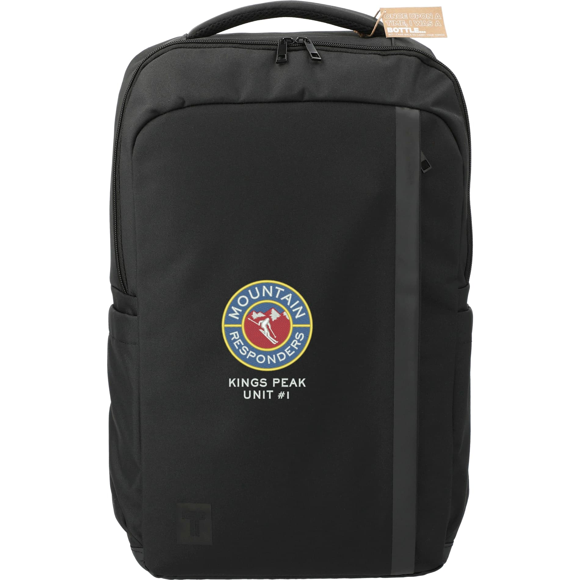 Tranzip Recycled 17" Computer Backpack - Image 1