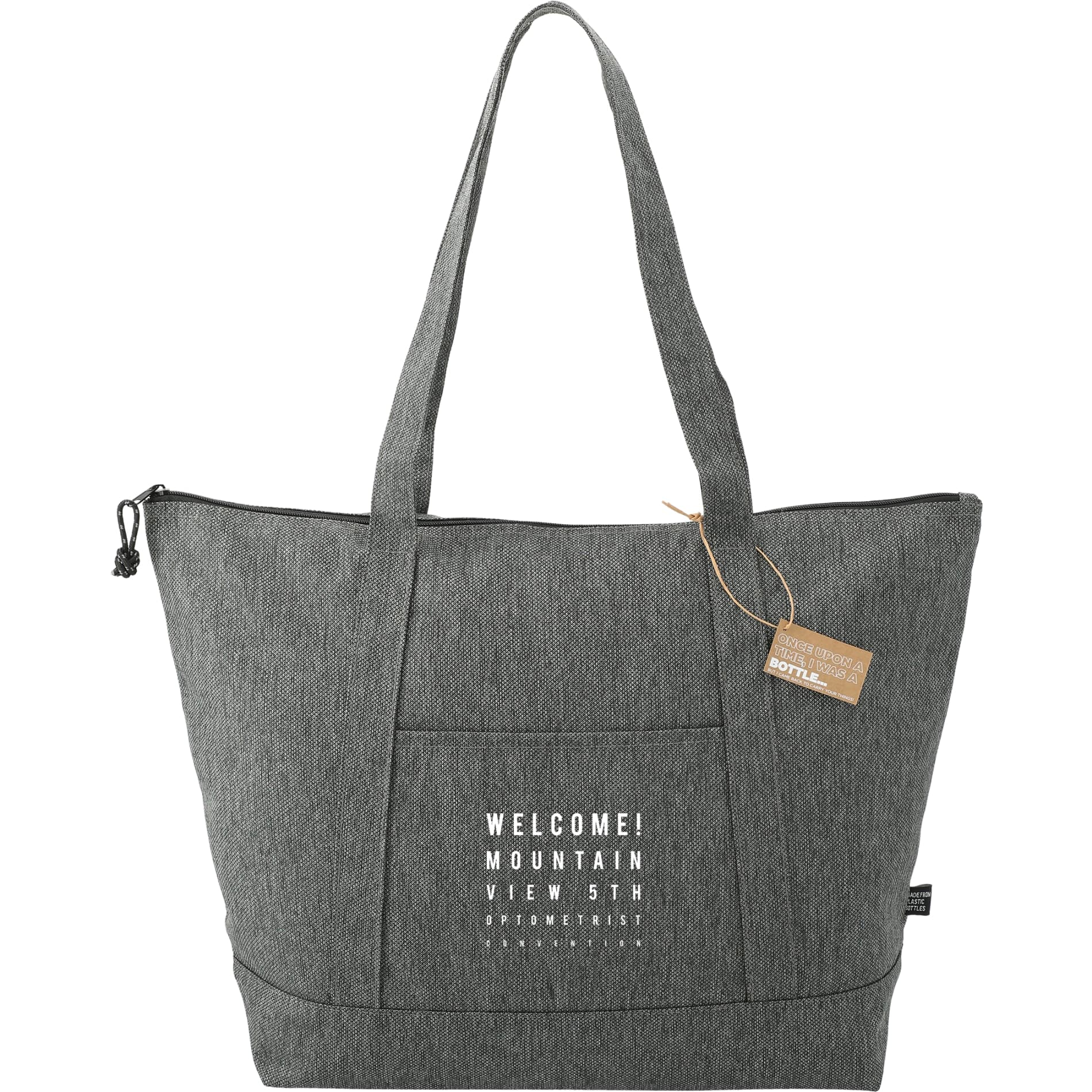 Vila Recycled Zippered Tote - Image 1