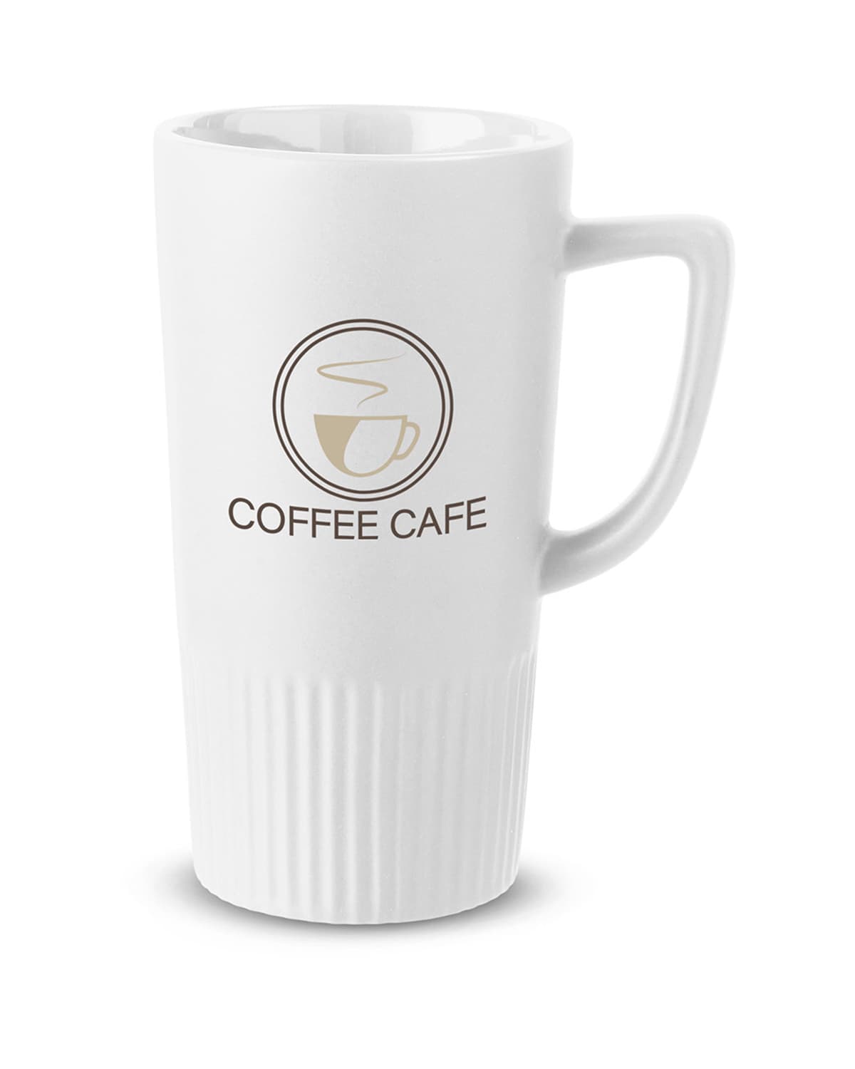 20 oz. Texture Base Tall Ceramic Mug. - Image 1
