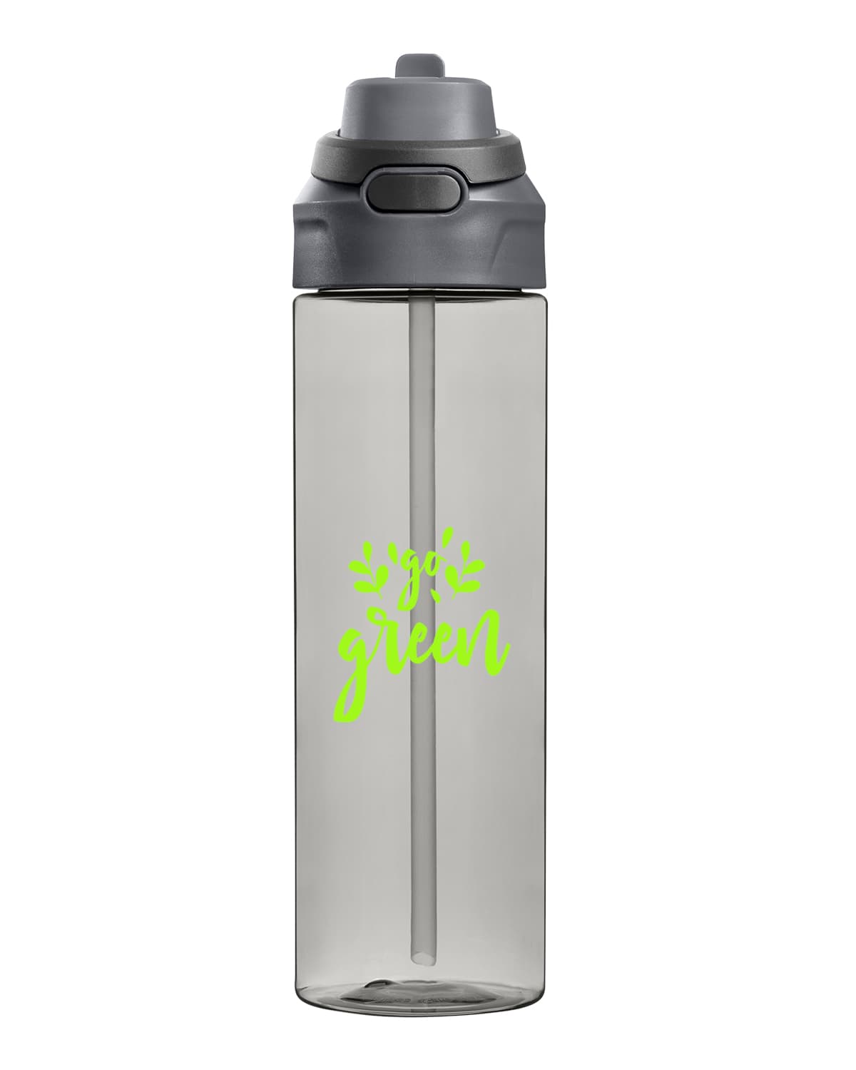 28 oz. Iris Recycled PET Flip Straw Bottle. - Image 1