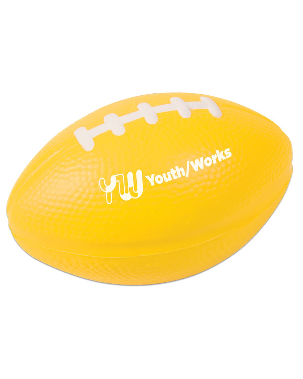 3" Football Shape Stress Ball.