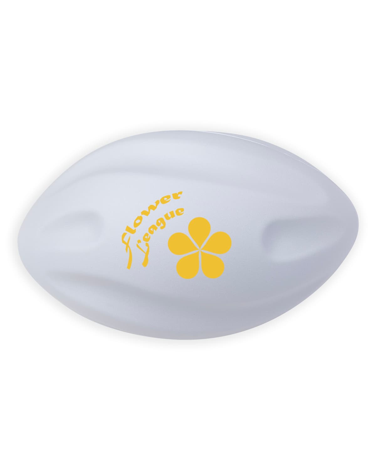 5" Spiral Football Shape Stress Ball.