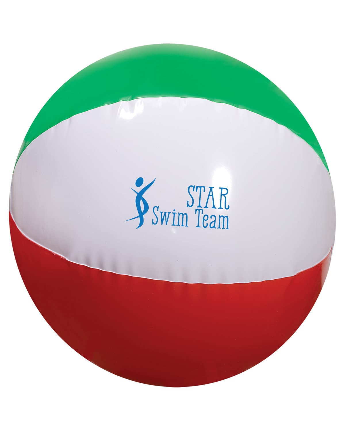 6" Multicolored Beach Ball.