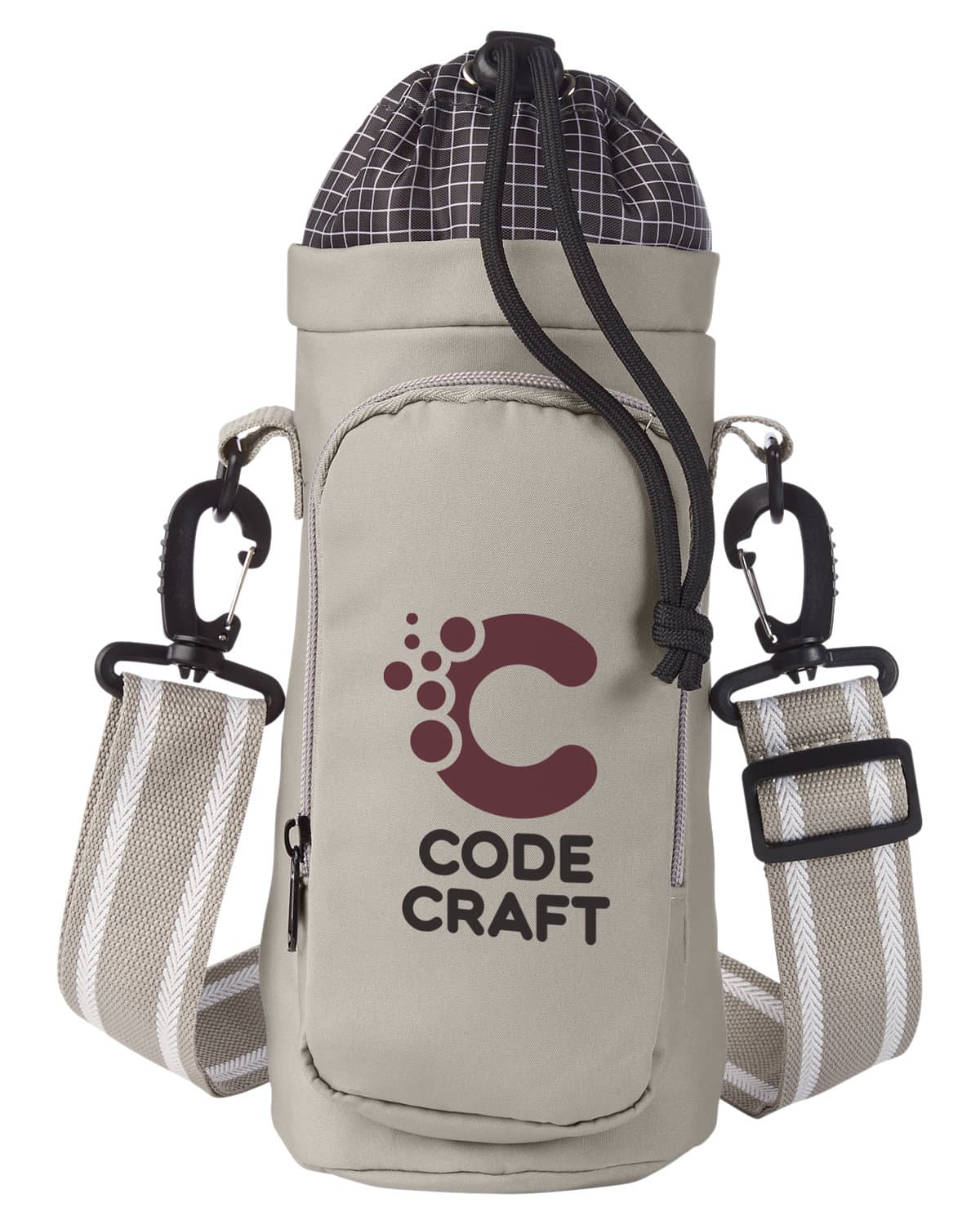 Academy Eco Friendly Water Bottle Bag With Storage Pocket. - Image 1