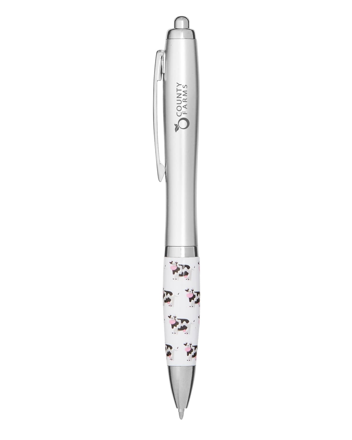Agriculture & Farming Cow Recycled ABS Ballpoint Pen. - Image 1