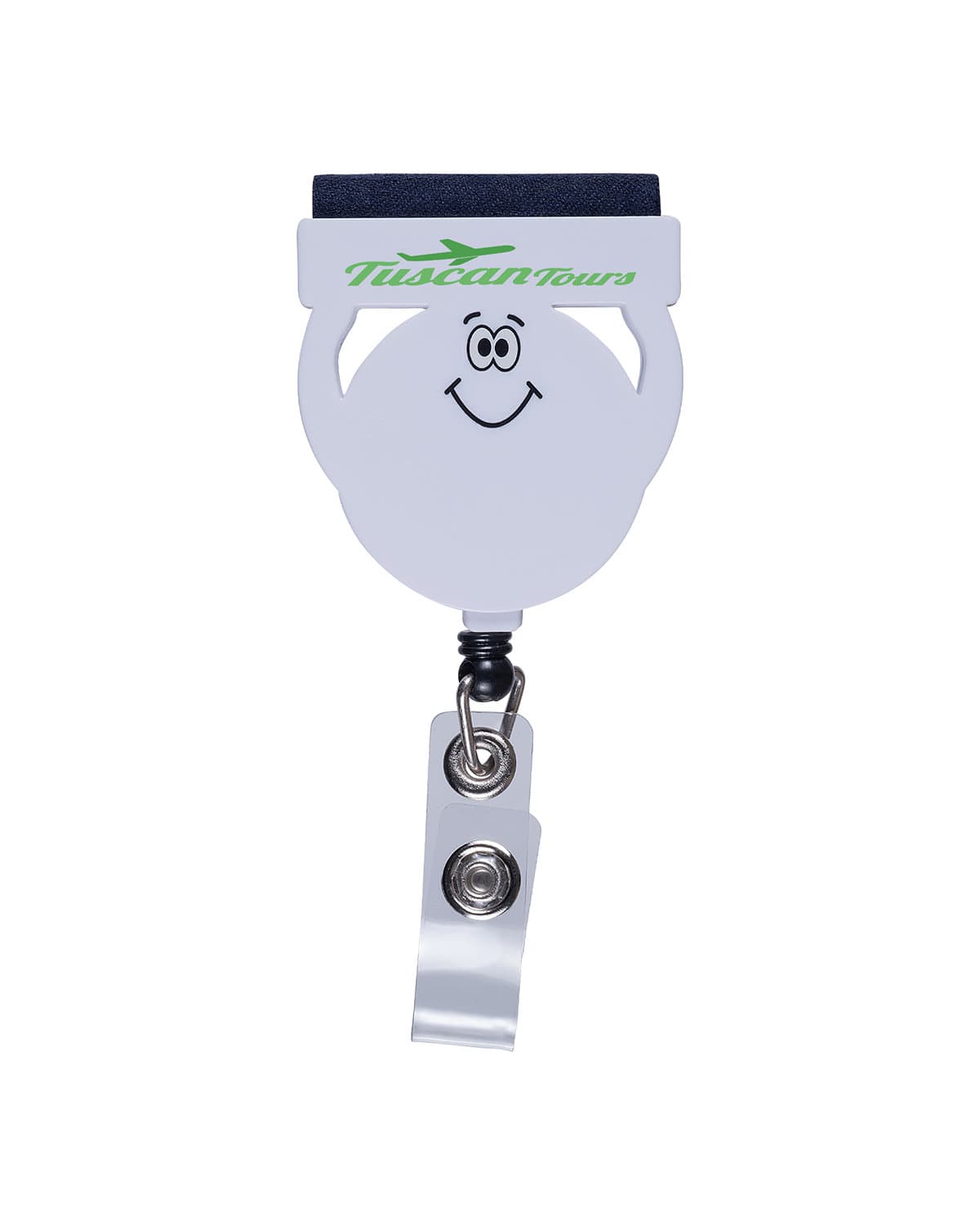 Badge Reel Holder with Screen Cleaner. - Image 1