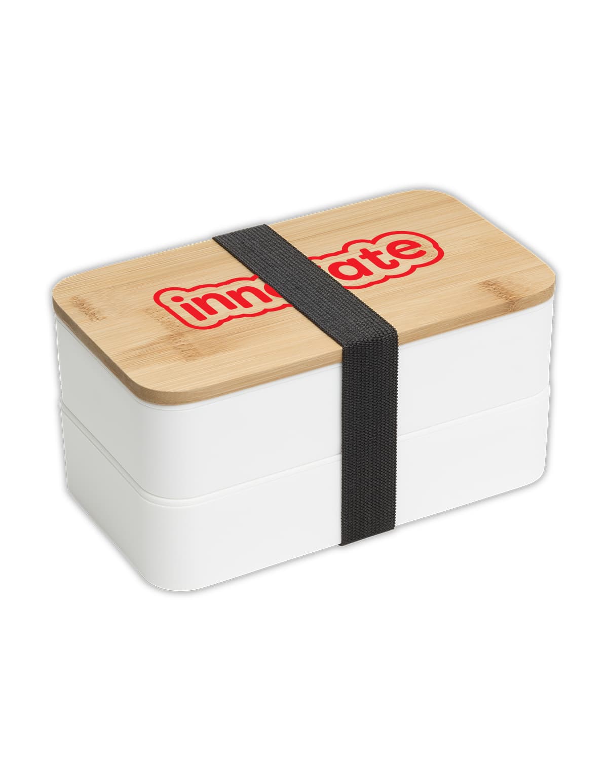 Bamboo Stackable Bento Box. - Image 1