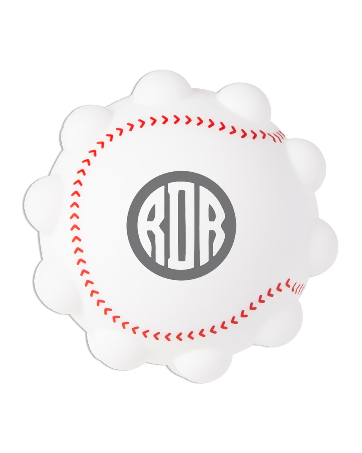 Baseball Shape Push Pop Fidget Sensory Toy.