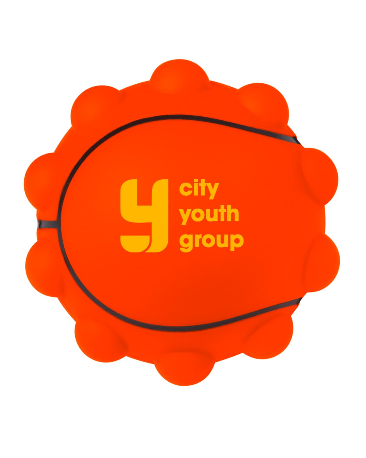 Basketball Shape Push Pop Fidget Sensory Toy.