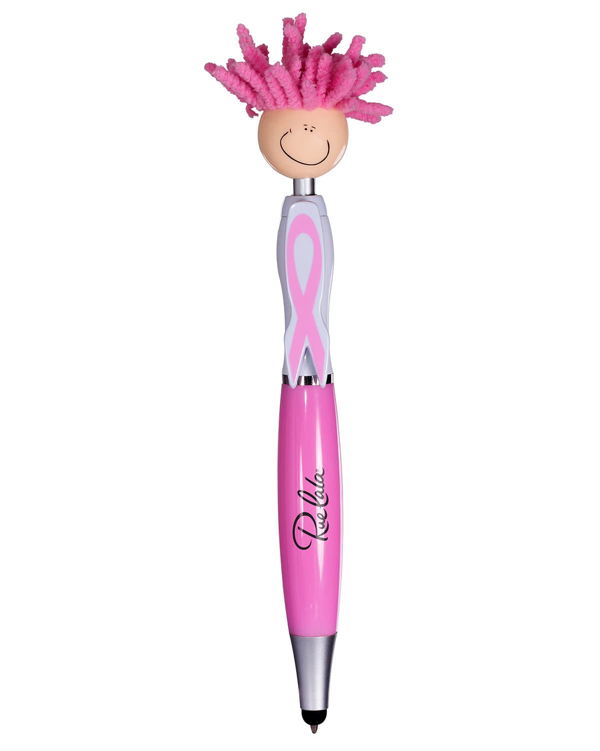 Breast Cancer Awareness Screen Cleaner With Stylus Pen. - Image 1