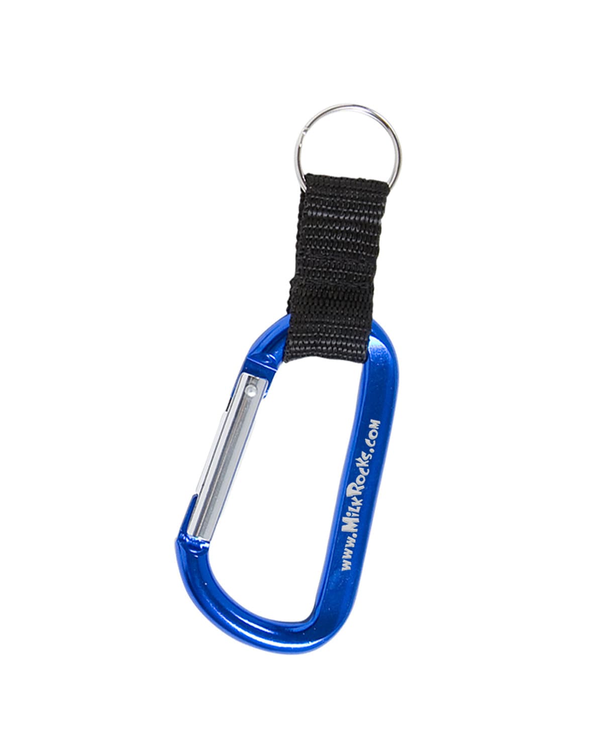 Carabiner With Strap And Split Ring Keychain. - Image 1