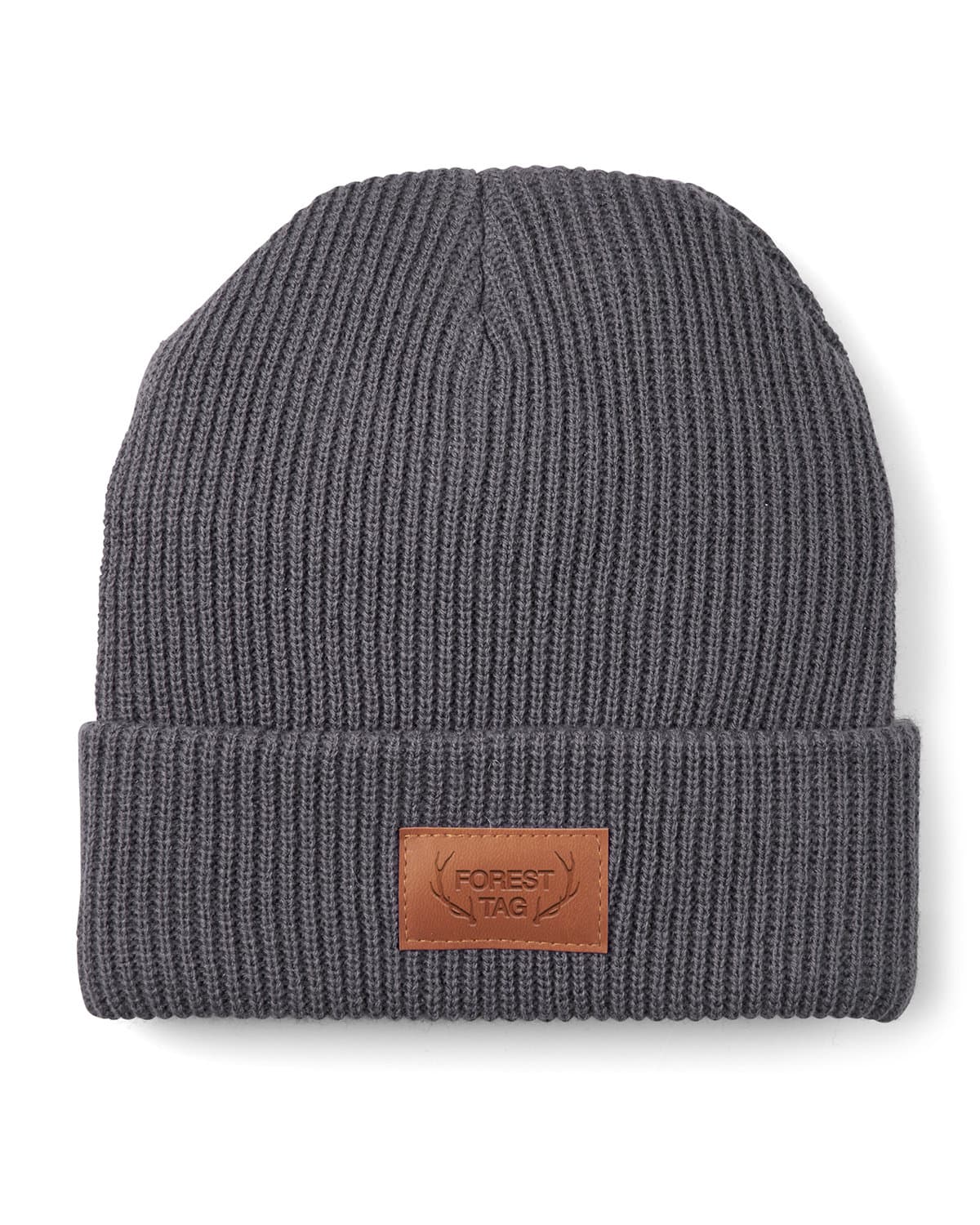 Cuffed Rib Knit Beanie. - Image 1