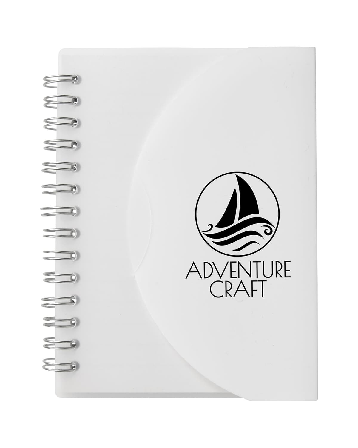 Curve Medium Spiral Notebook 4.25" x 5.25". - Image 1