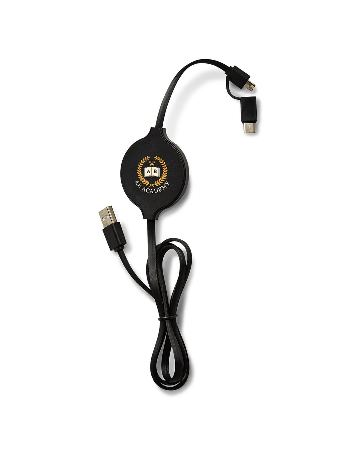 Duo Wireless Charging Pad With Integrated Charging Cable. - Image 1