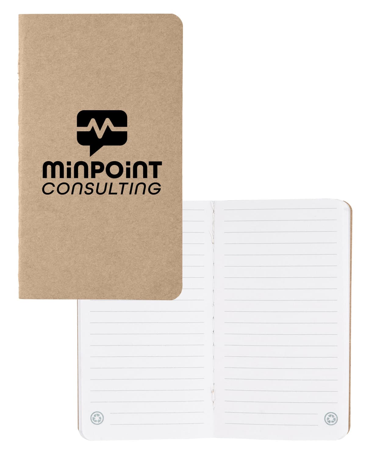 Eco Mini Pocket Notebook 2.875" x 5". - Image 1