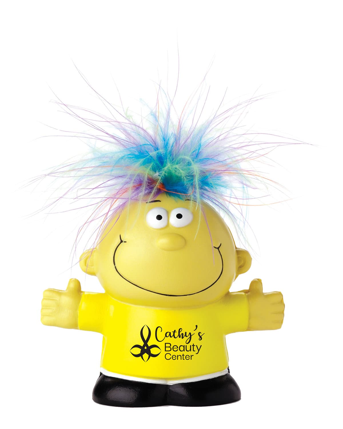 Feel Great Silly Hair Talking Stress Ball. - Image 1