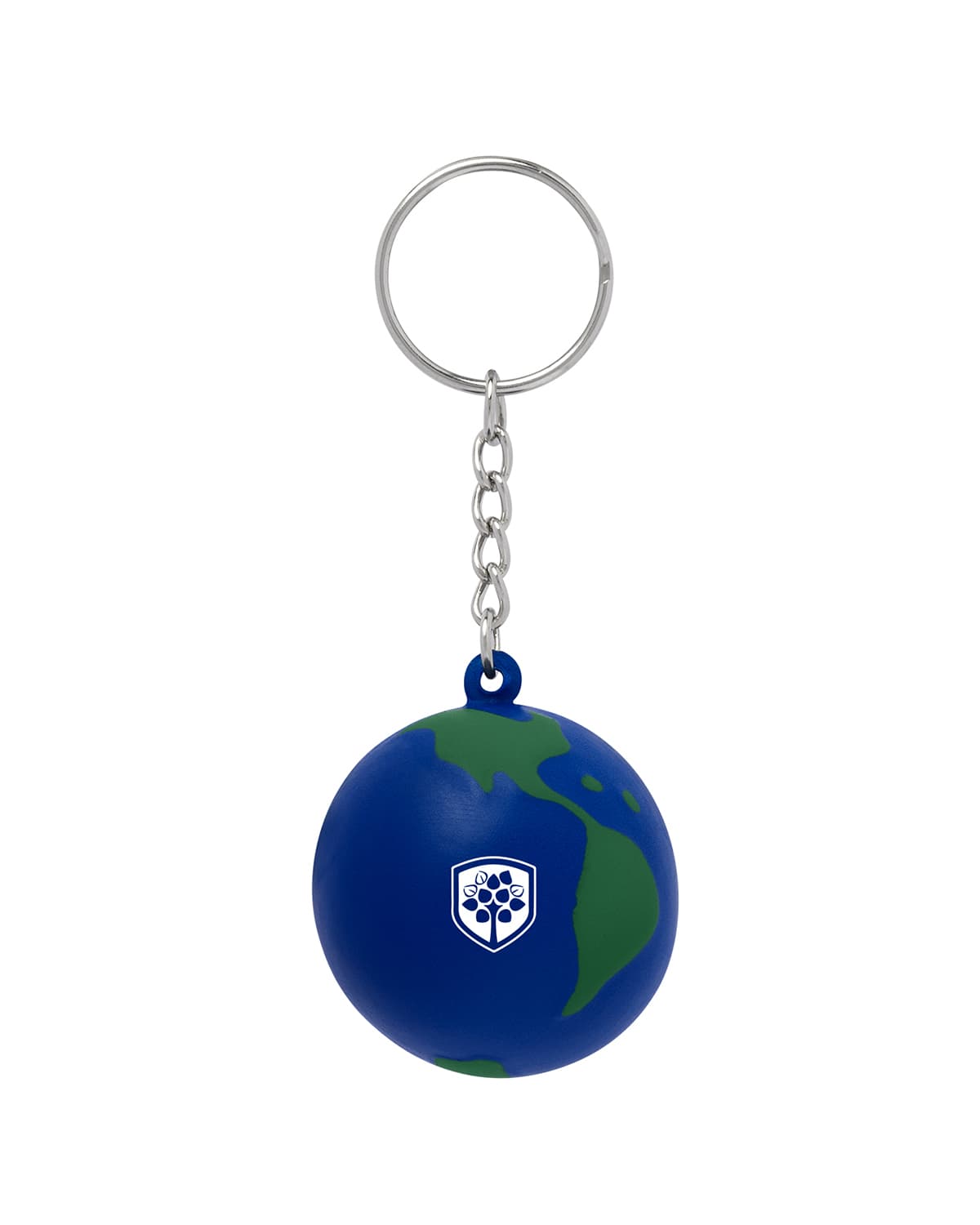 Globe Earth Shape Stress Ball Keychain. - Image 1