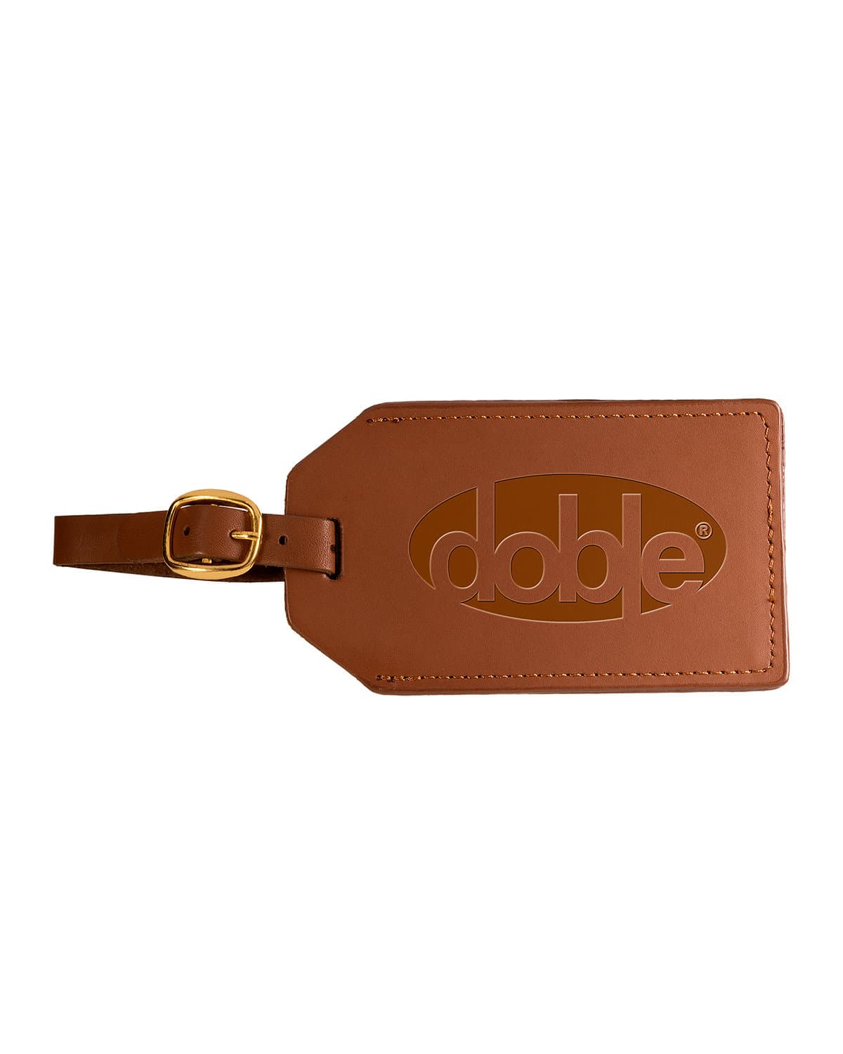 Grand Central Luggage Tag Sueded Leather. - Image 1