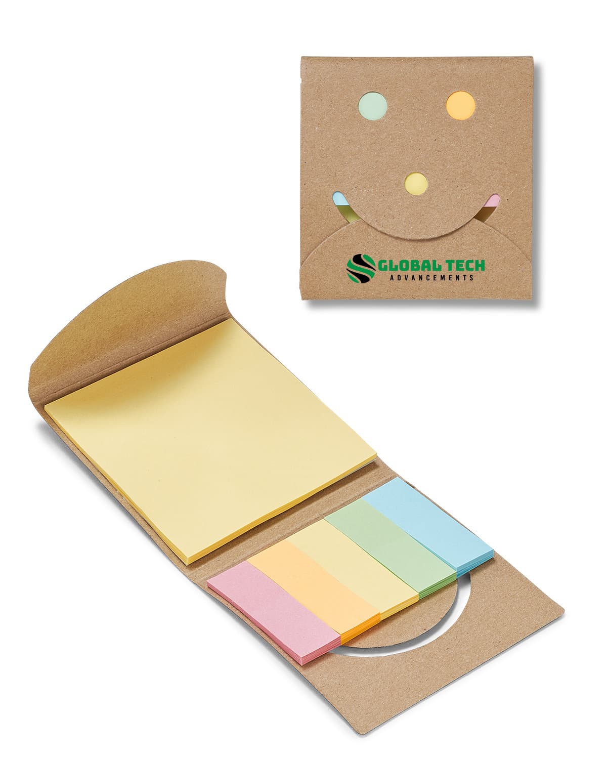 Happy Face Sticky Note Pack. - Image 1