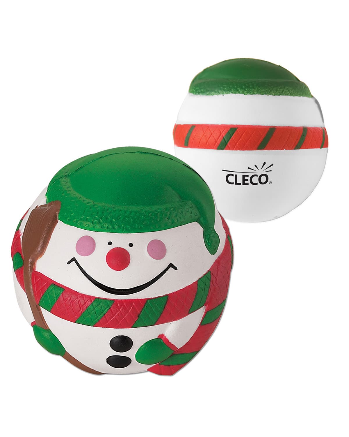 Happy Holiday Snowman Shape Stress Ball. - Image 1