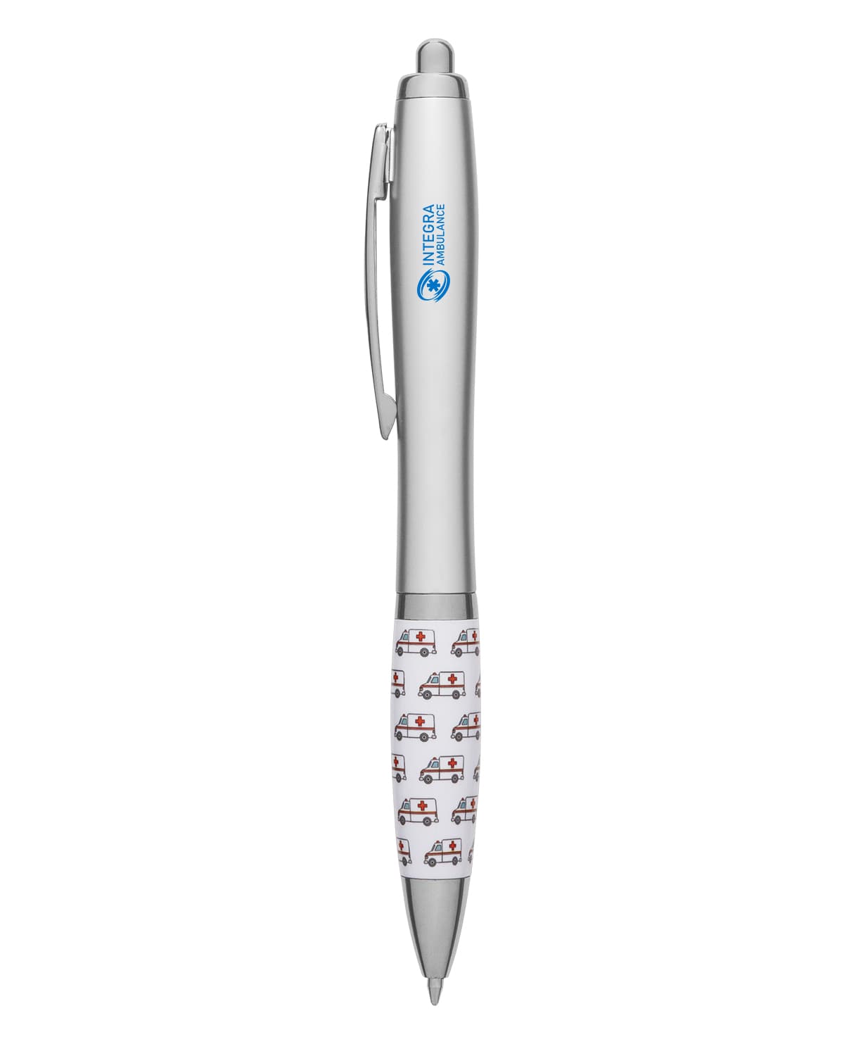 Healthcare First Responder Ambulance Recycled ABS Ballpoint Pen. - Image 1