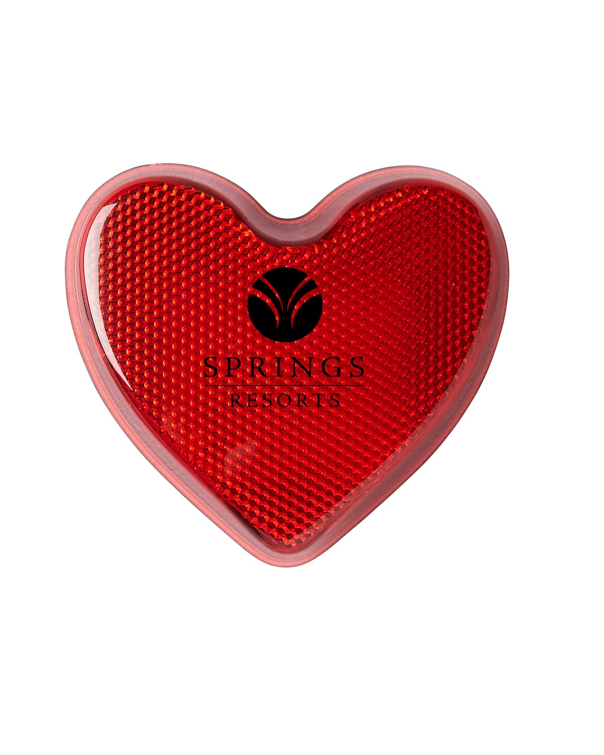 Heart Flashing Clip On Safety Button. - Image 1