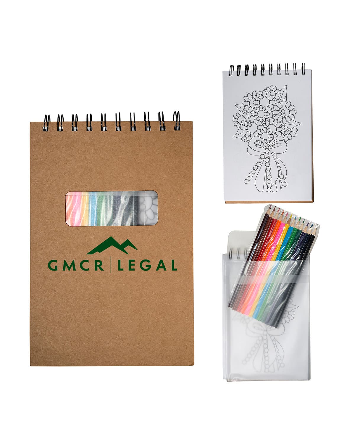 Notebook With Colored Pencils. - Image 1