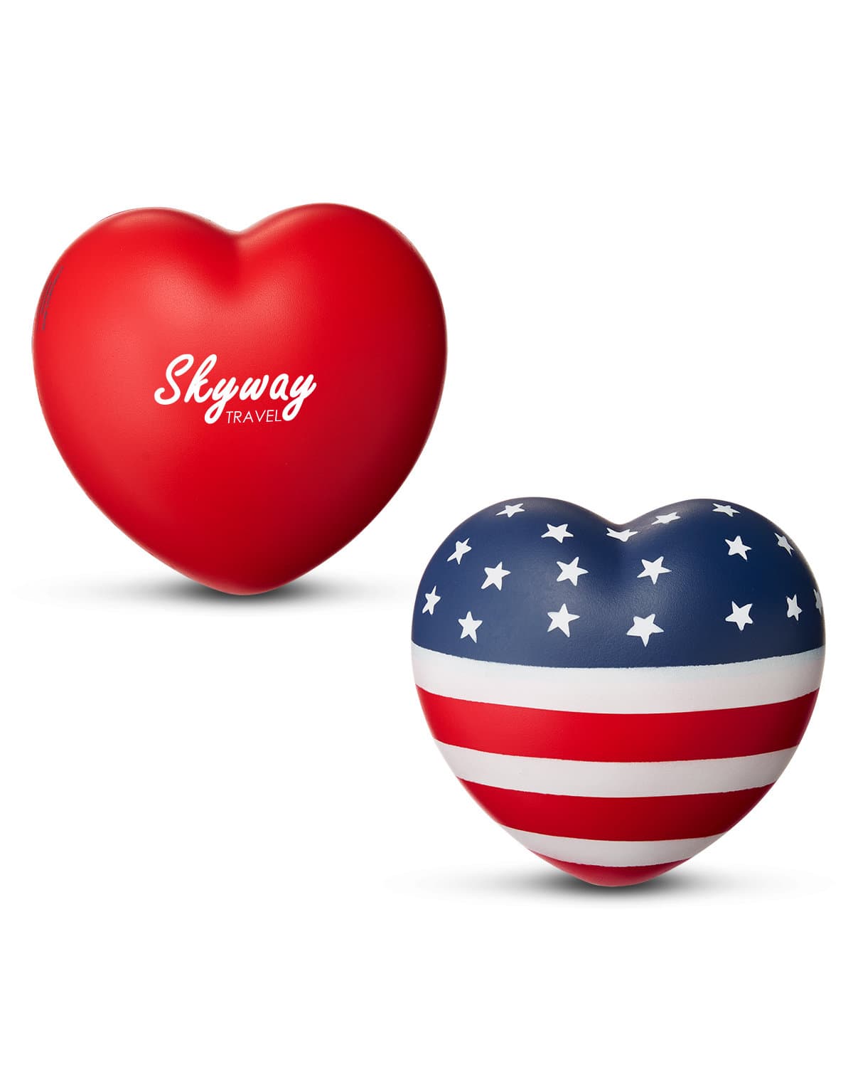 Patriotic Heart Shape Stress Ball.