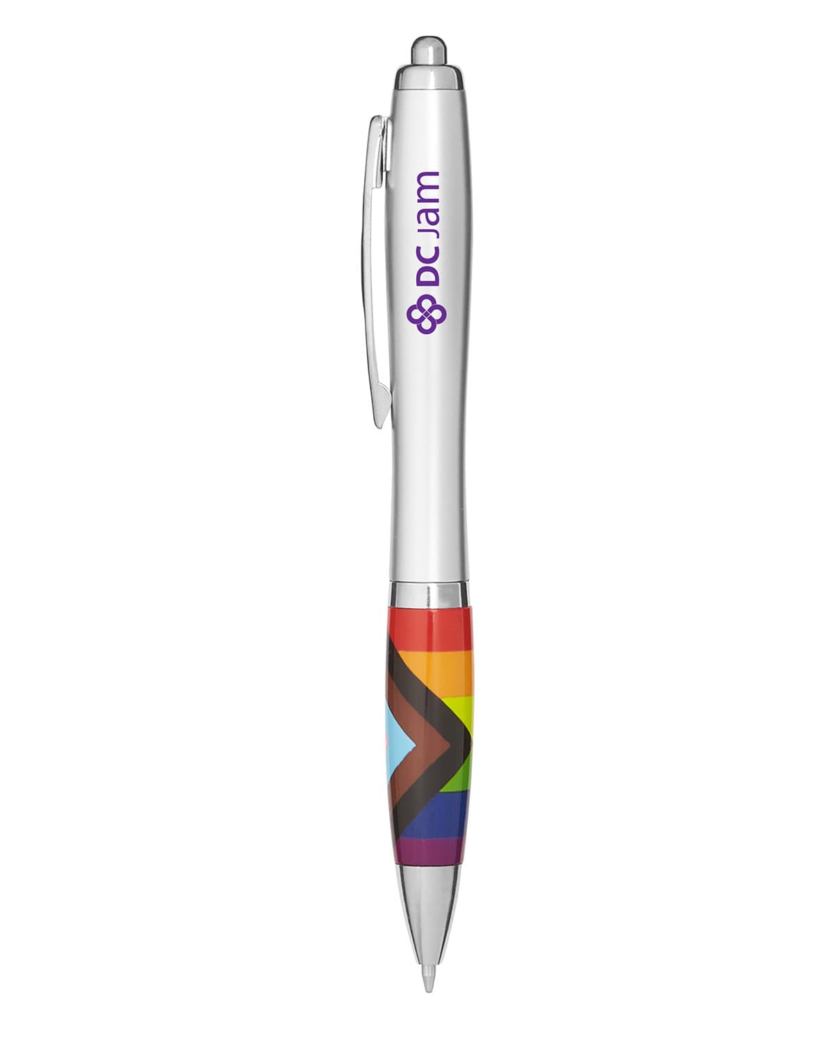 Rainbow Pride LGBTQ+ Recycled ABS Ballpoint Pen. - Image 1