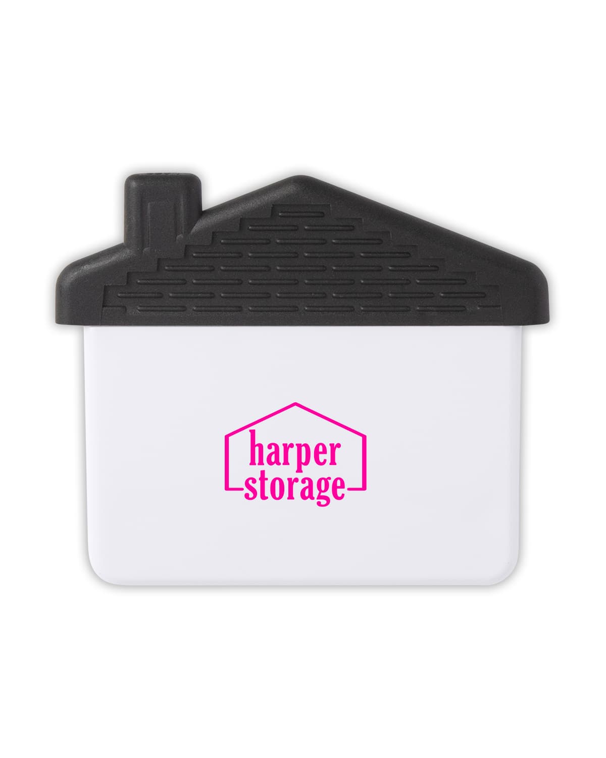 Recycled PS House Shape Magnetic Memo Clip. - Image 1