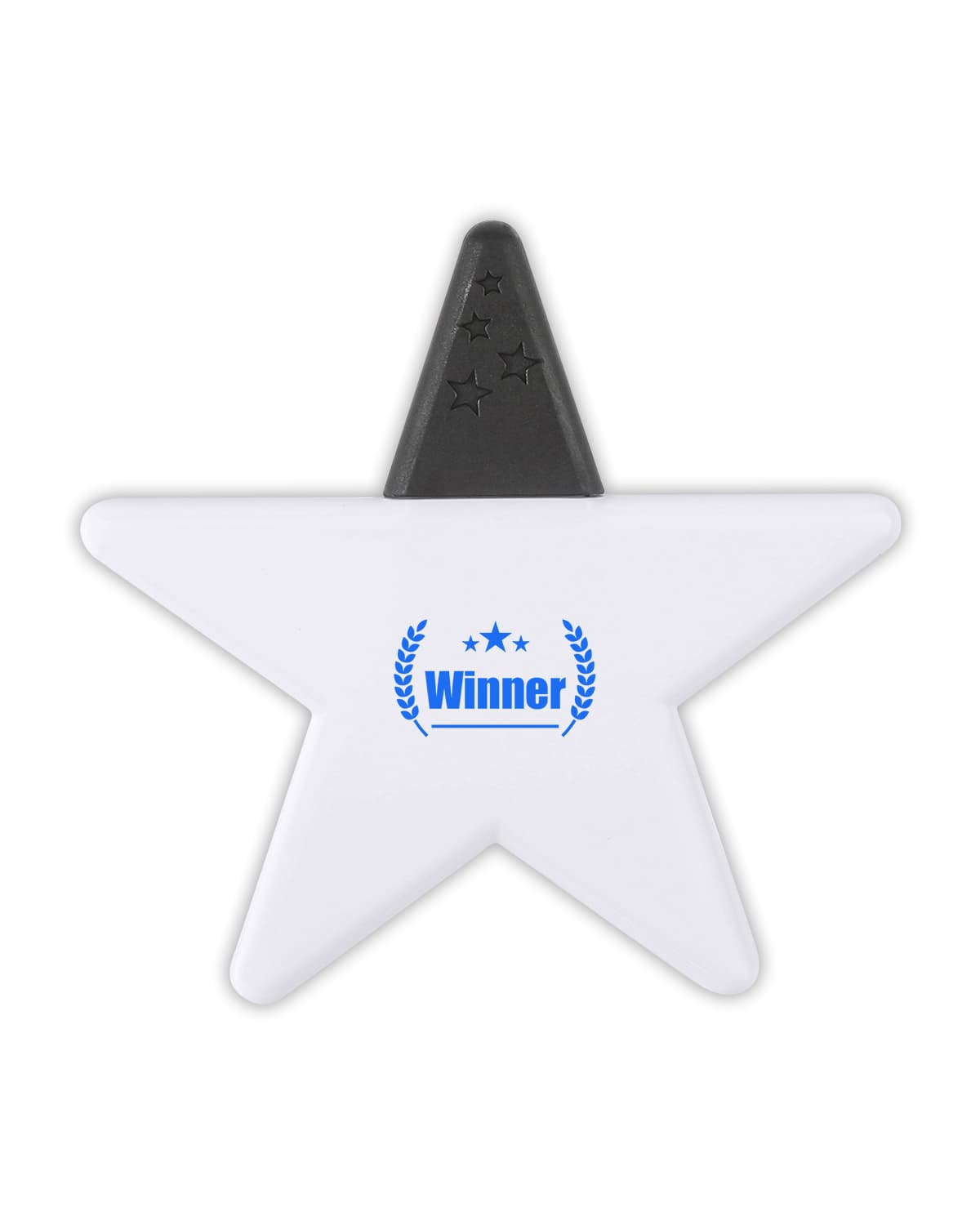 Recycled PS Star Shape Magnetic Memo Clip. - Image 1