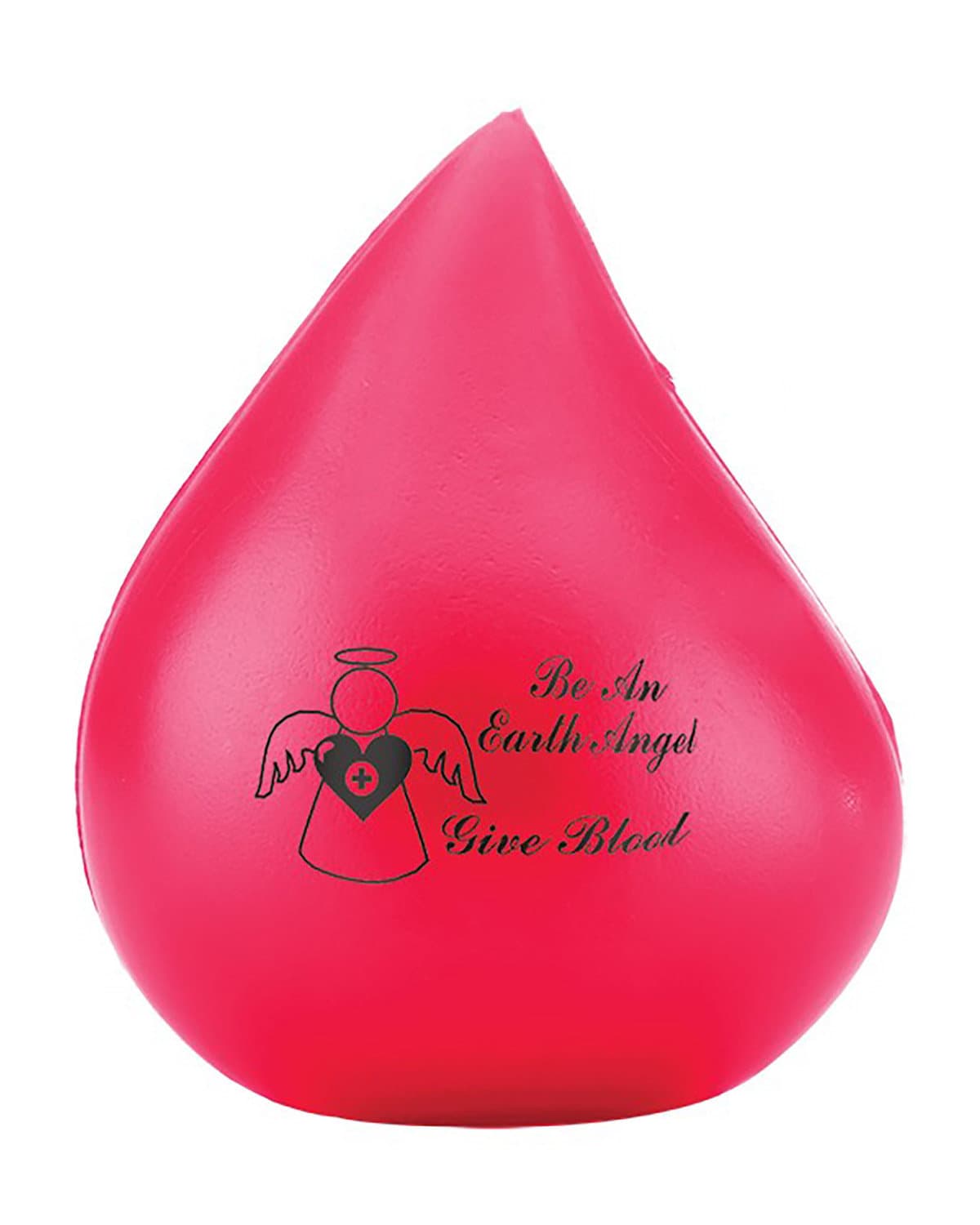Red Blood Drop Shape Stress Ball. - Image 1