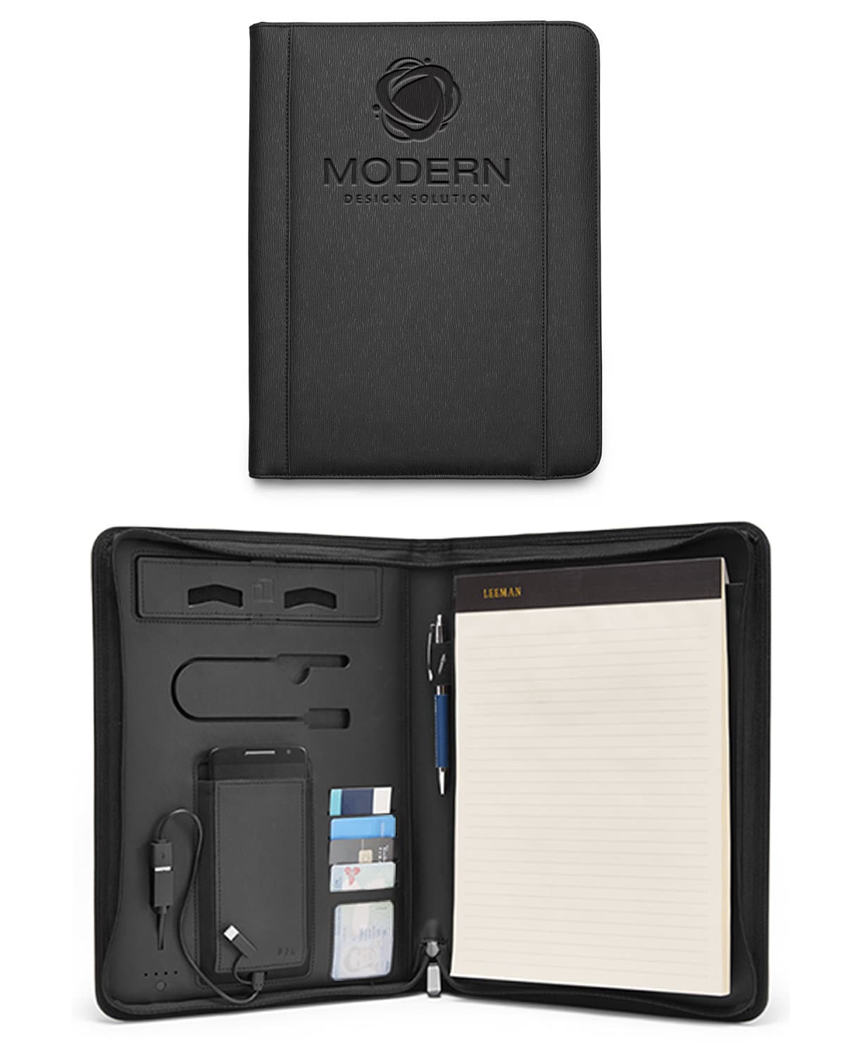 Roma Tech Portfolio With Power Bank And Wireless Charger. - Image 1