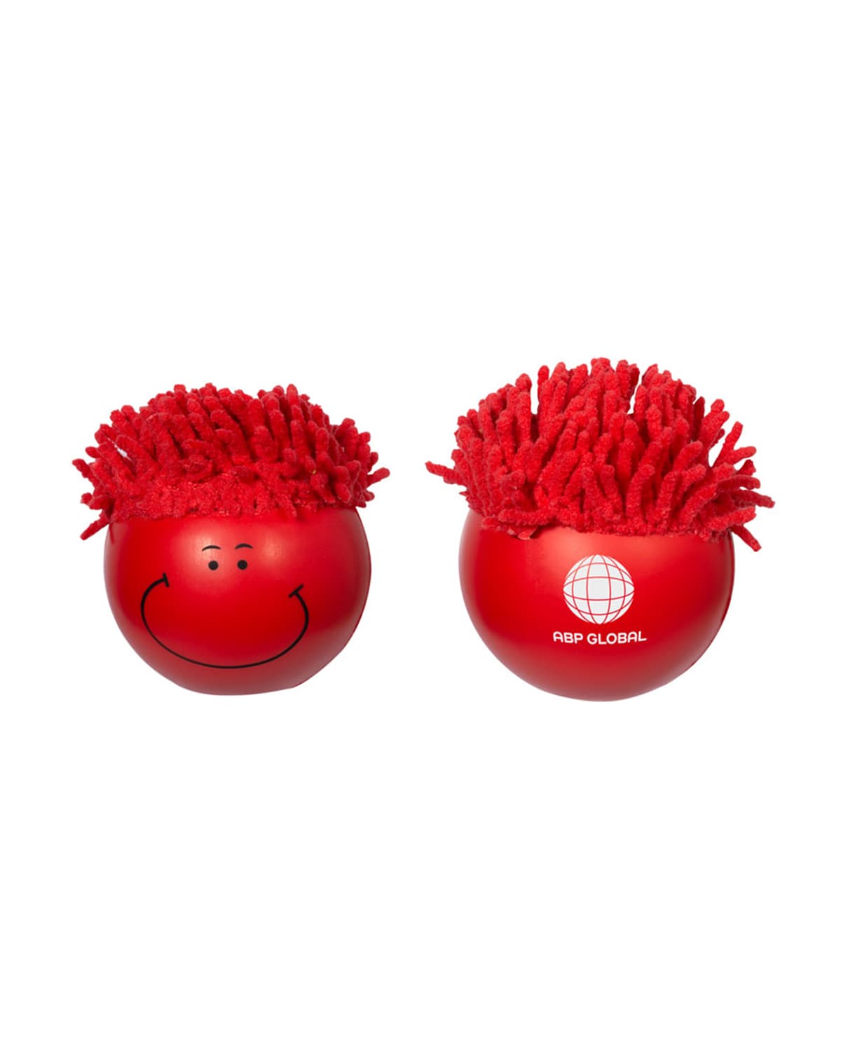 Smiling Solid Color Stress Ball.