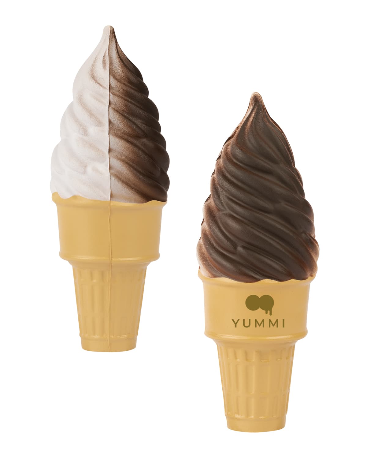 Soft Serve Ice Cream Cone Shape Stress Ball. - Image 1