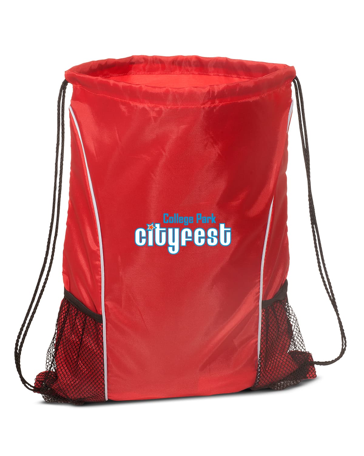 Sportsman Drawstring Backpack. - Image 1