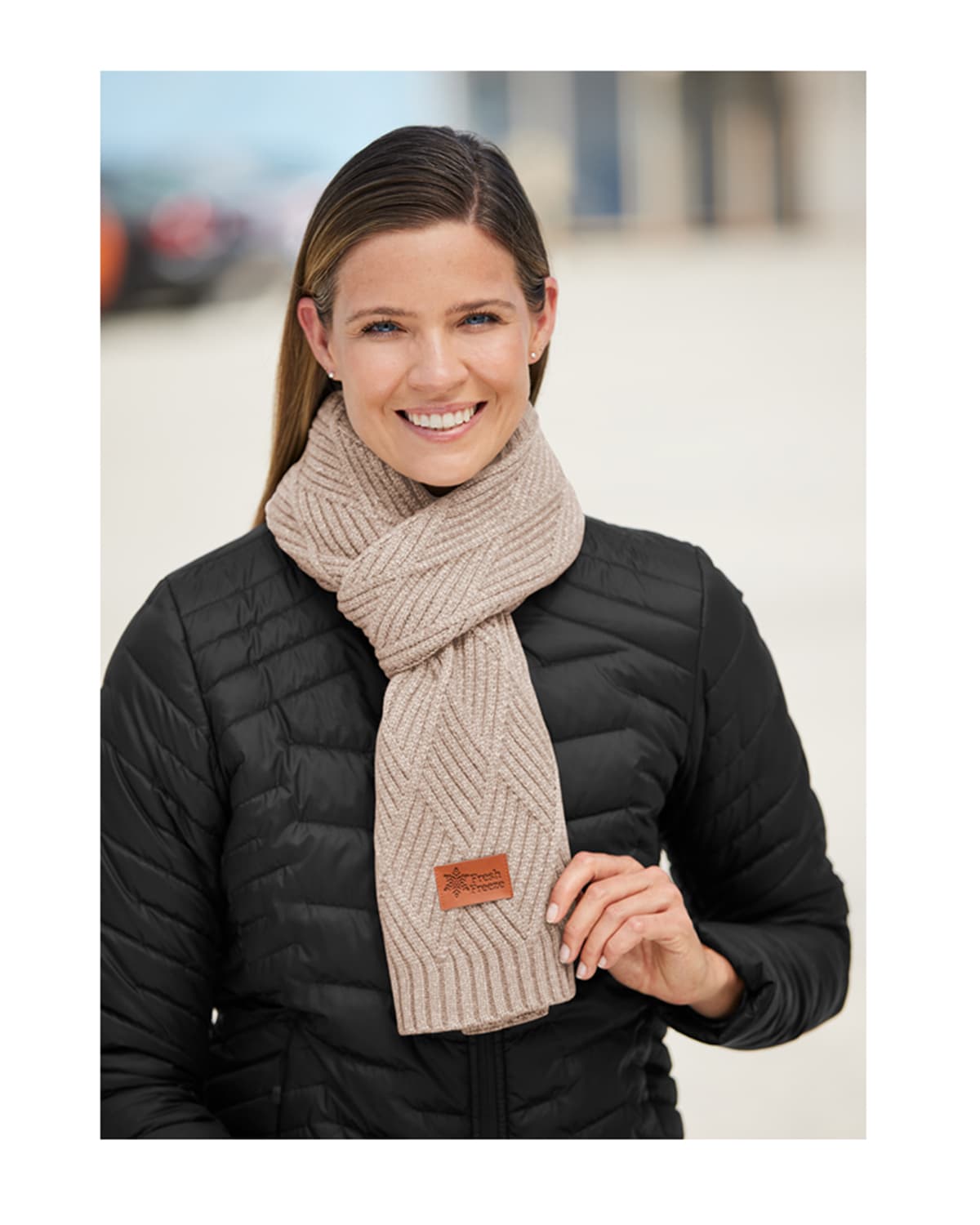 Trellis Knit Scarf. - Image 1