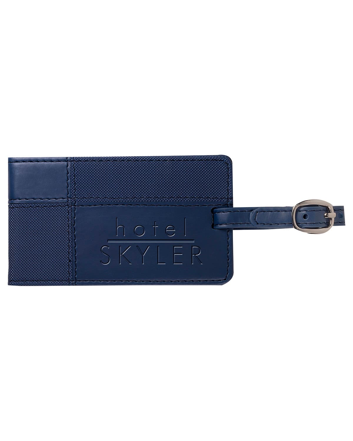 Tuscany Duo-Textured Luggage Tag. - Image 1